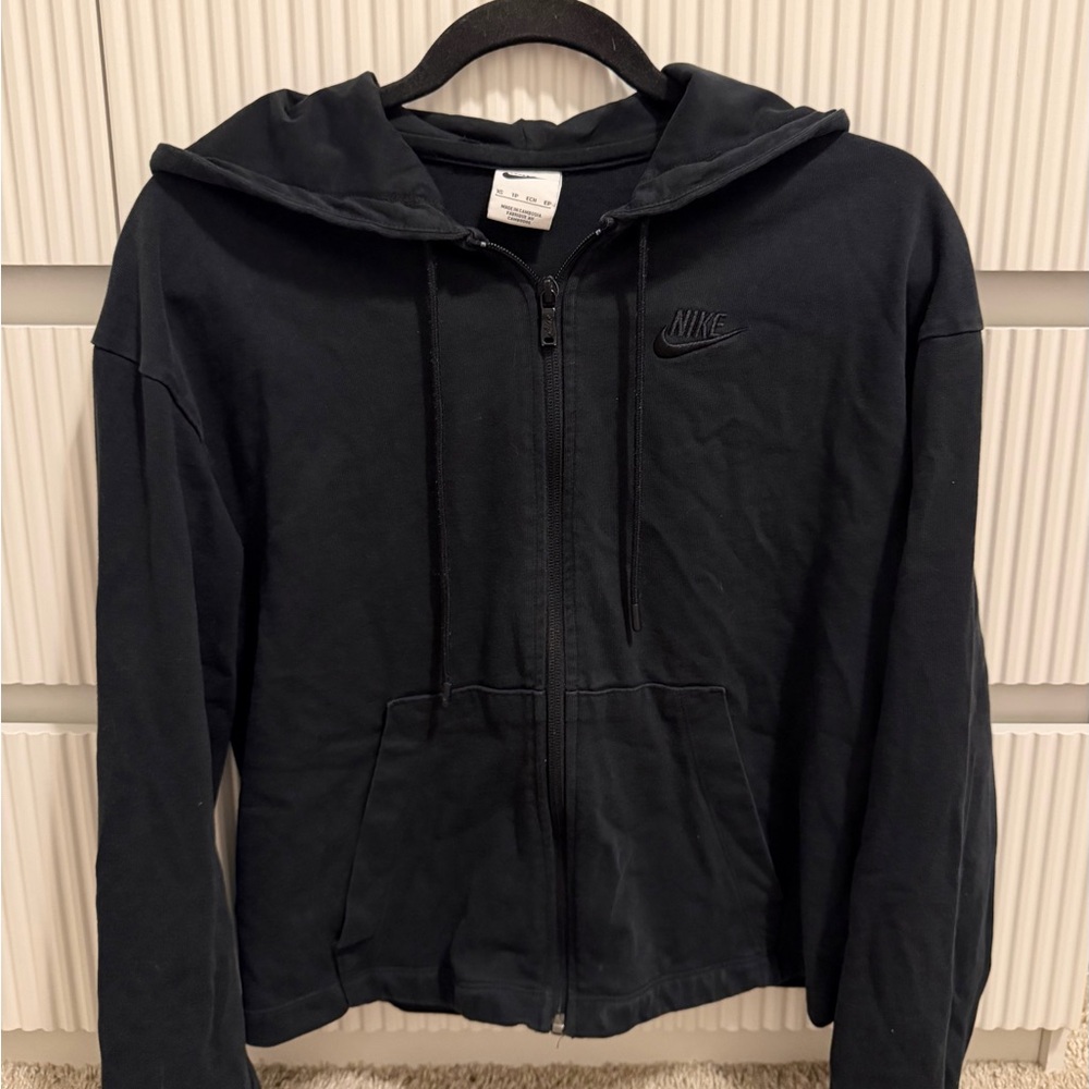Nike Women's Black Zip-Up Jacket